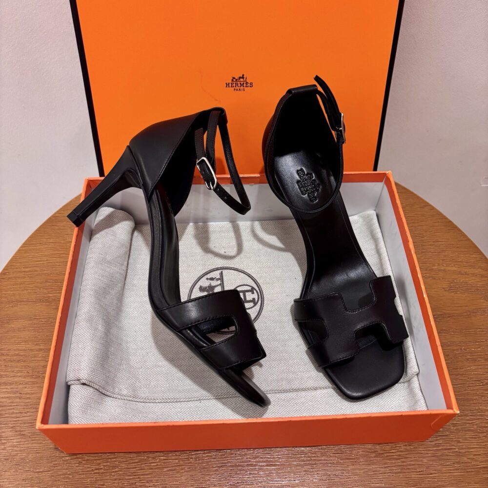 Giày sandal cao gót H• ermes Joy70 40402760 35/42