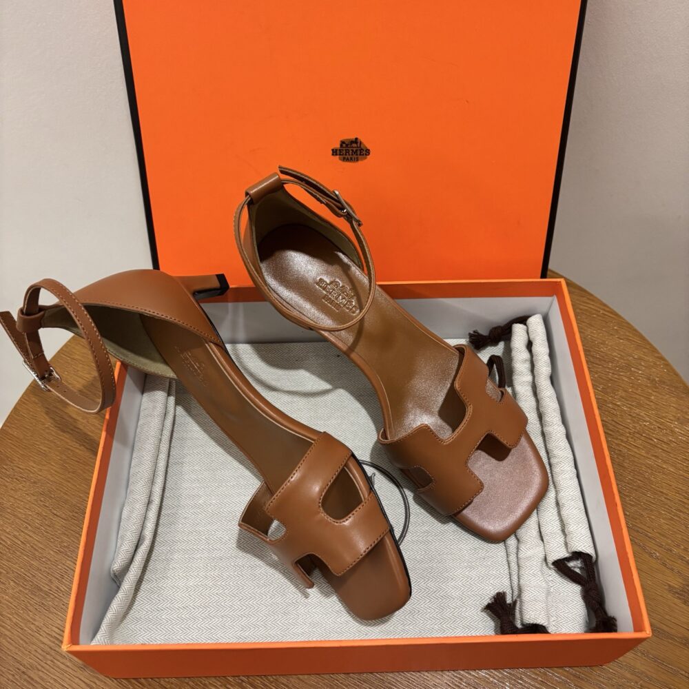 Giày sandal cao gót H• ermes Joy70 40402760 35/42