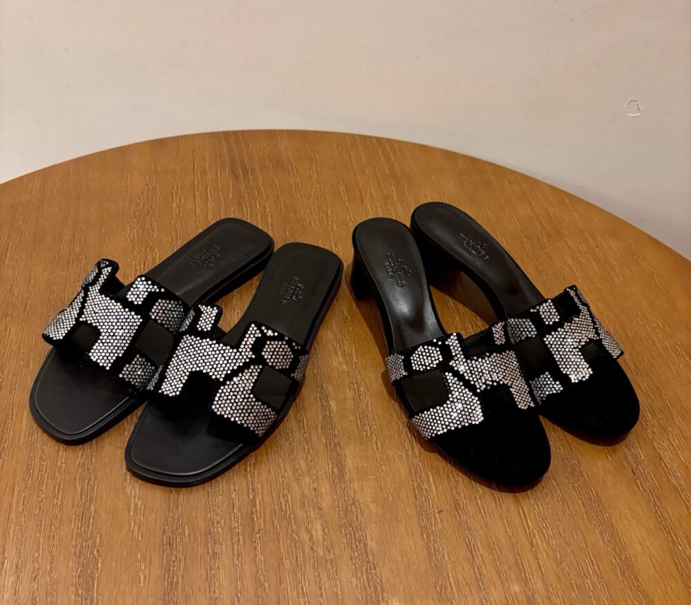 Dép , giày cao gót Hermes Oran/ Oasis 40402360 34/42