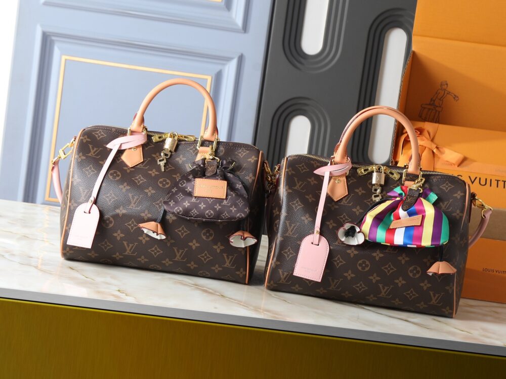 Túi L• V Speedy 25cm da PU