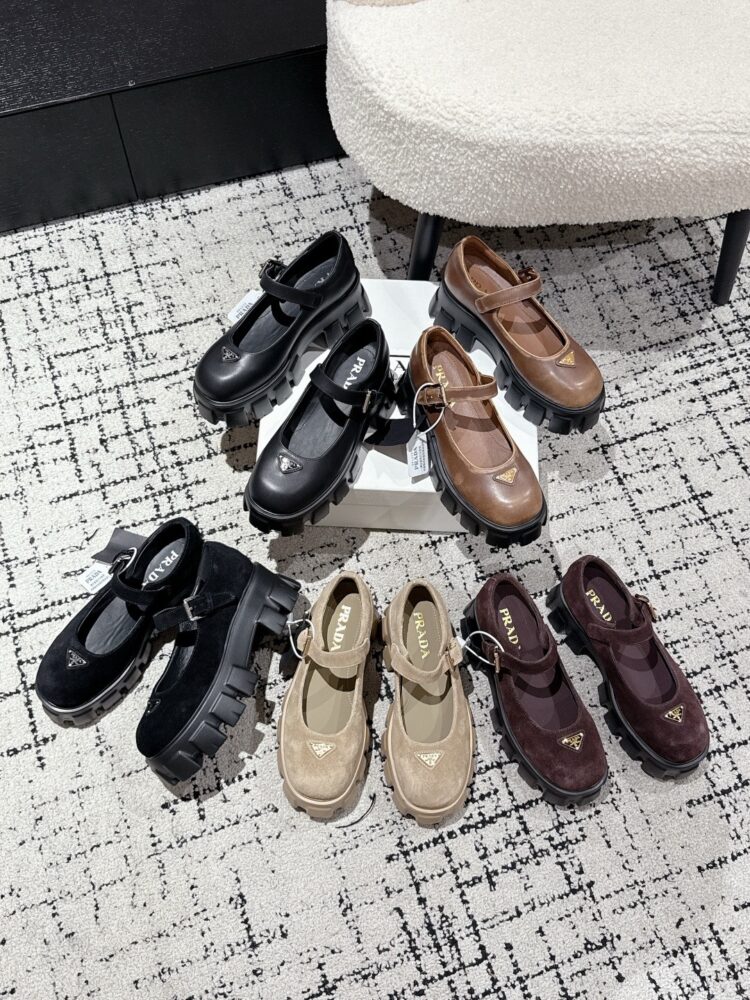 Giày loafer đế xuồng P• rada 10392280 35/41