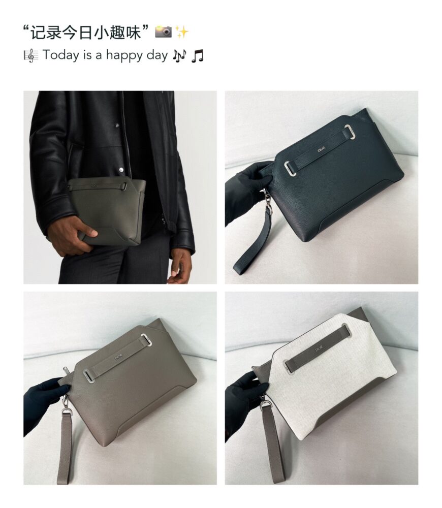 Túi nam D• ior Normendie A5 30x21x6cm