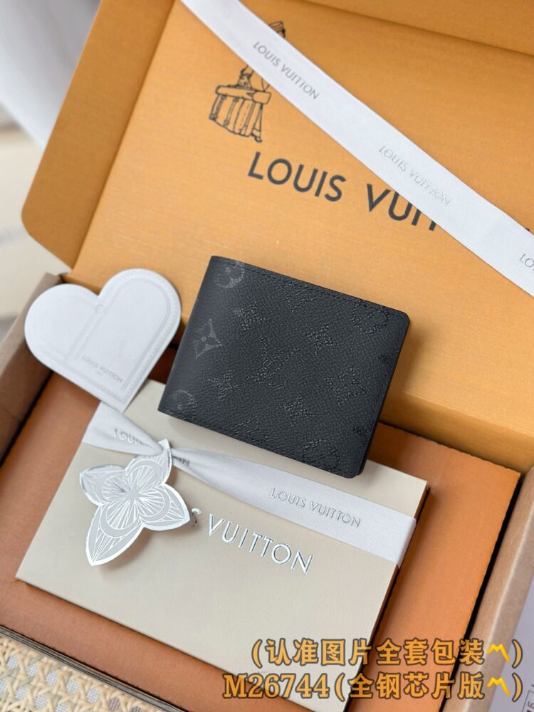 Ví L• V Multiple G72 Monogram Midnight M26744 11.5x9x1.5cm