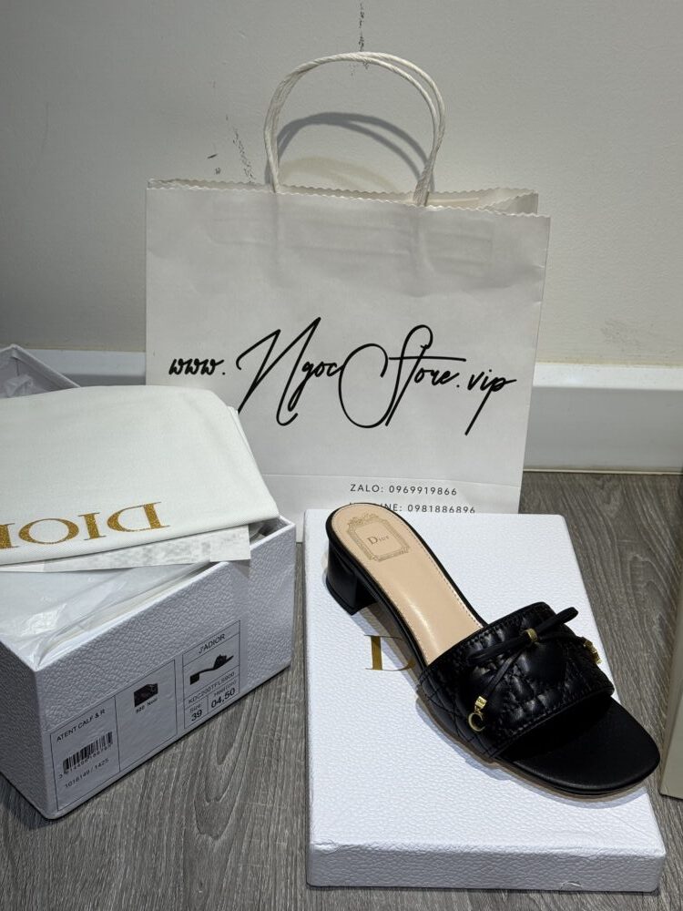 ORD Trả Kh- Giày cao gót vuông D• ior