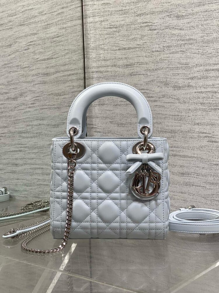 Túi D• ior lady charm nơ 17cm