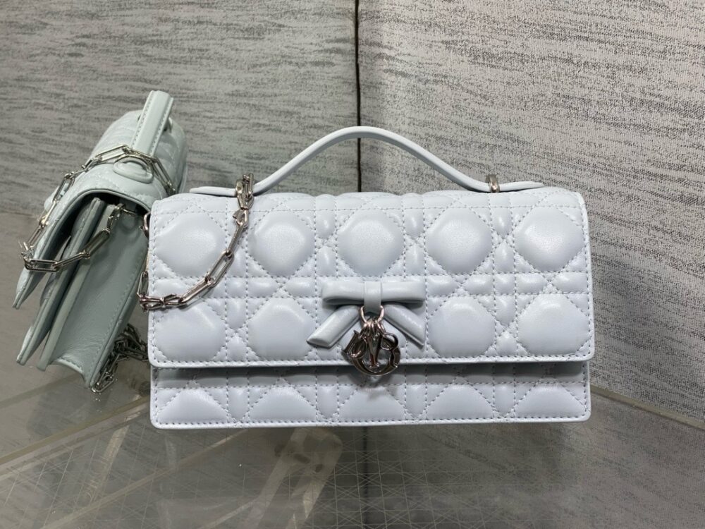 Túi D• ior charm nơ 21x11x5cm