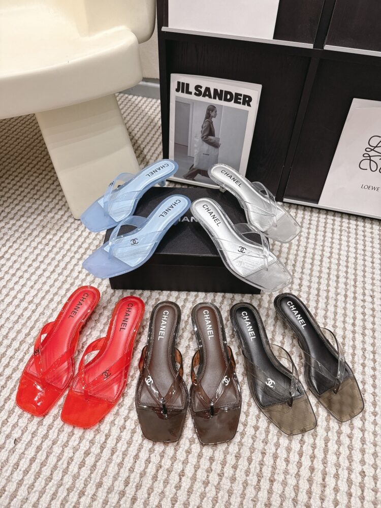 Giày xỏ ngón có gót C• hanel 10391540 36/41