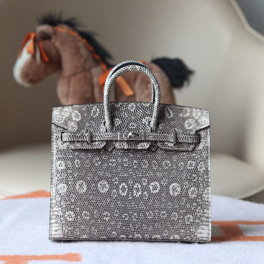 V I P Túi H• ermes BK 20 Lizard 1B Ombre