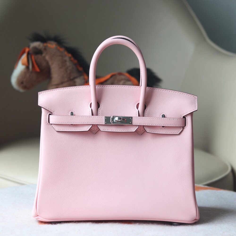 V I P Túi H• ermes BK 25 Swift 3Q Rose Sakura