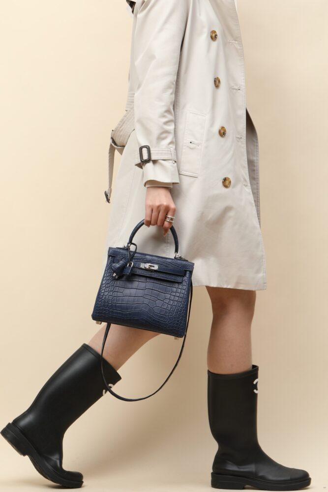 V I P Túi H• ermes BK25 Crocodile Matte Ai