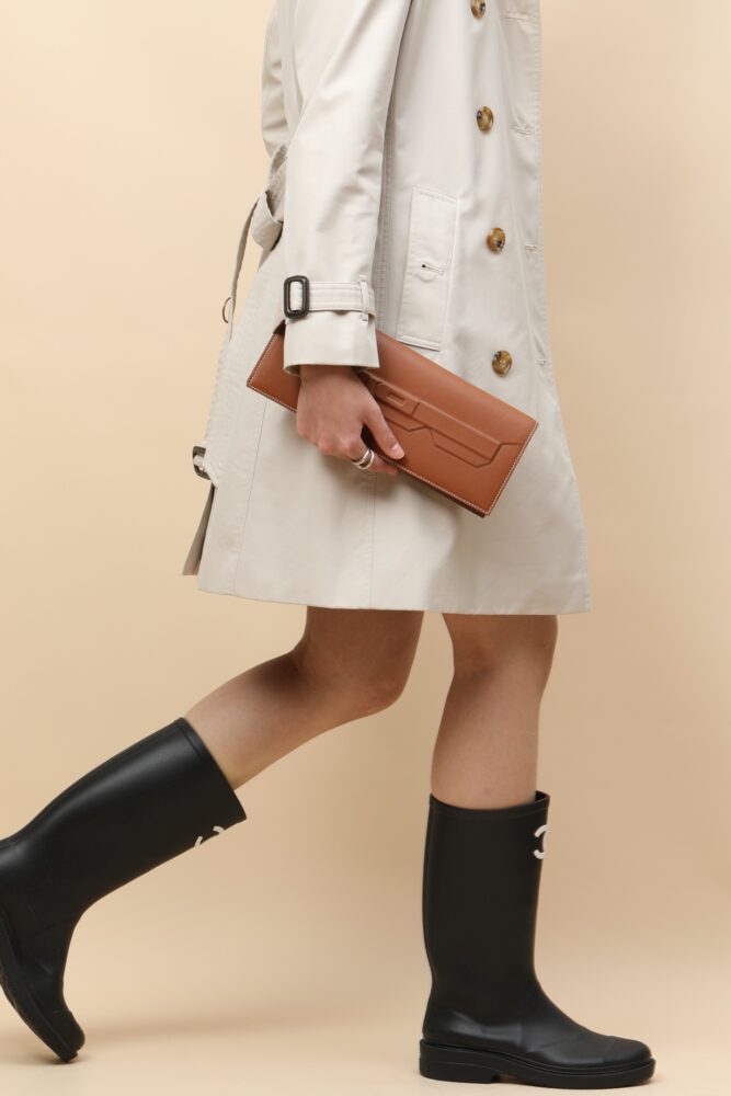 V i p Túi cầm tay H• ermes Bronze Dore Swift 29x11.5x3.5cm