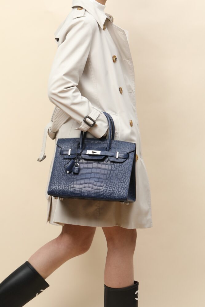 V I P Túi H• ermes BK Sellier 30 Ai Alligator Matte