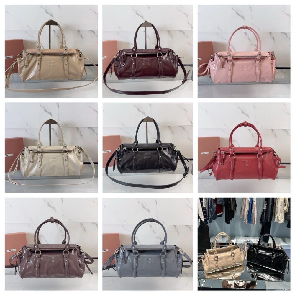 Túi M•iuMiu Travertine 5BA328  35x19x16cm