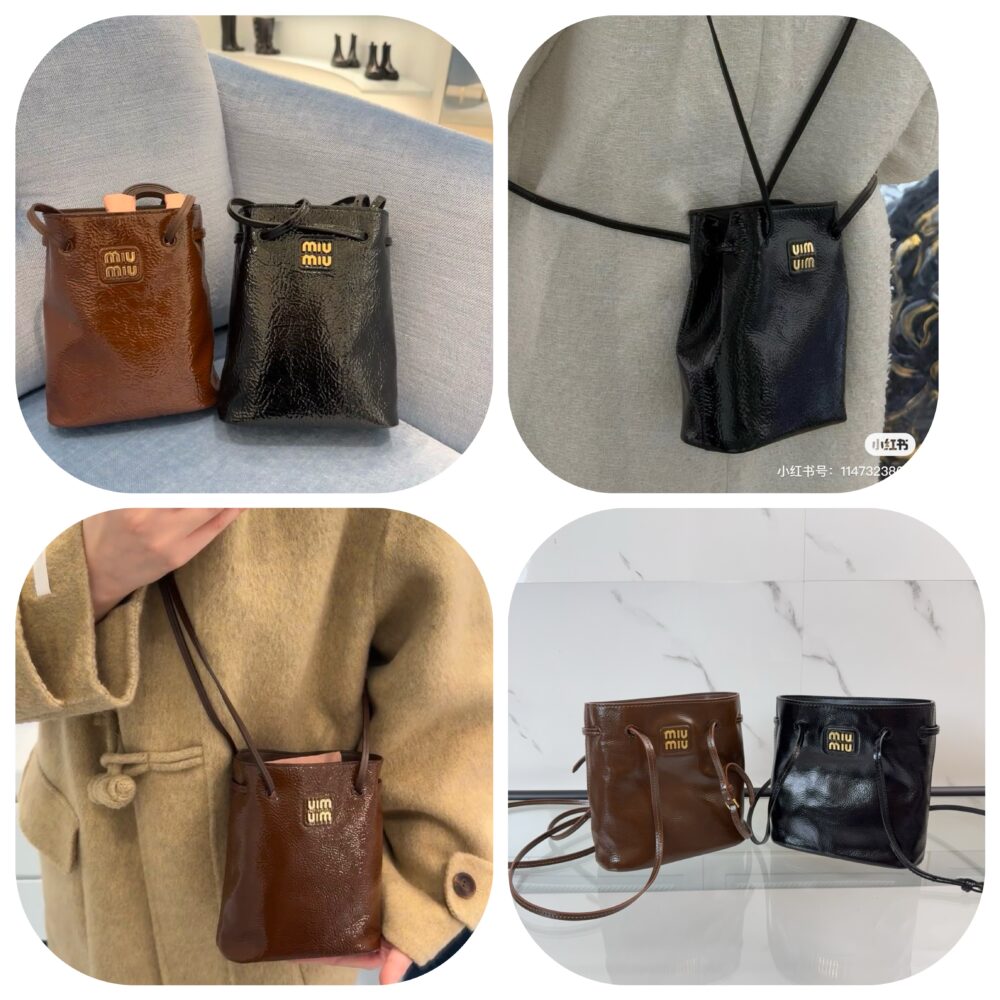 Túi balo M• iuMiu 5NF460 17x14x6cm