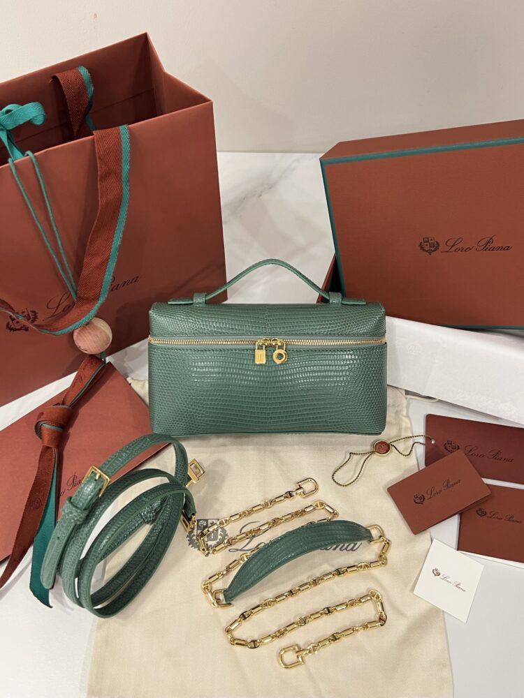 Túi L• oroPiana Extra L19 da thằn lằn