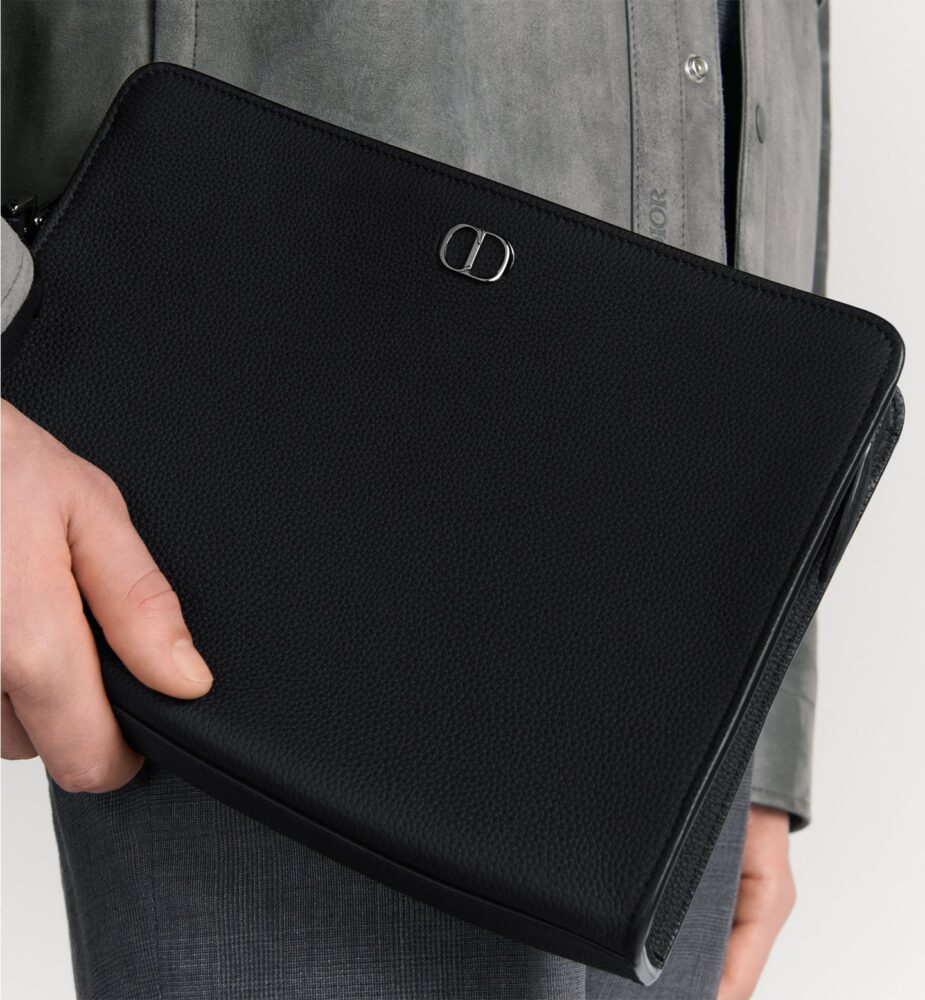 Túi cầm tay nam D• ior CD Icon A5 93938 27x20x6.5cm