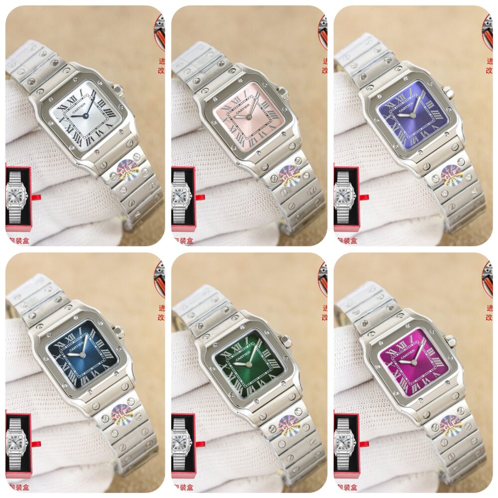 Đồng hồ C• artier Mini Santos