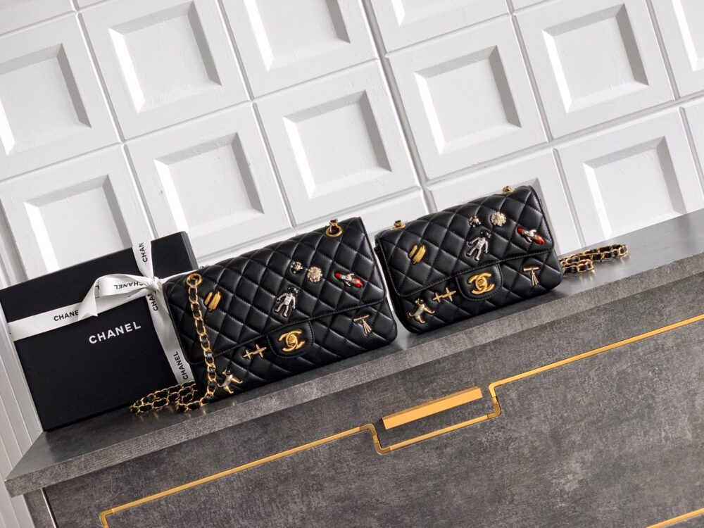 Túi C• hanel classic with charm 1112 1116