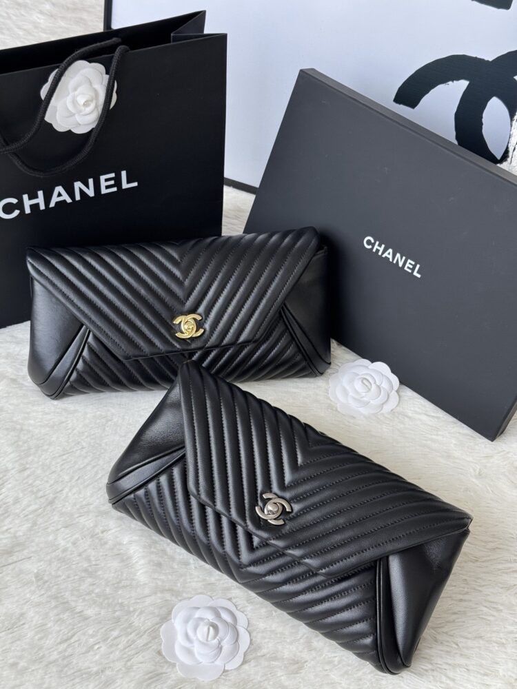 Túi cầm tay C• hanel clutch 9855 29x14.5cm