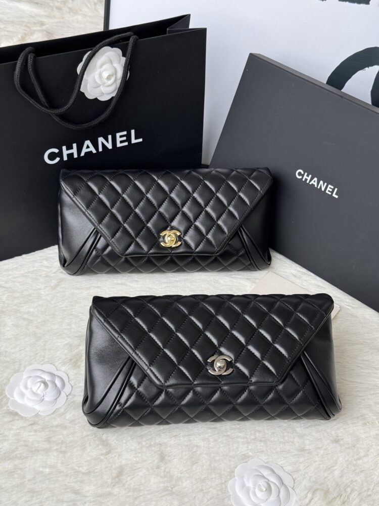 Túi cầm tay C• hanel clutch 9855 29x14.5cm