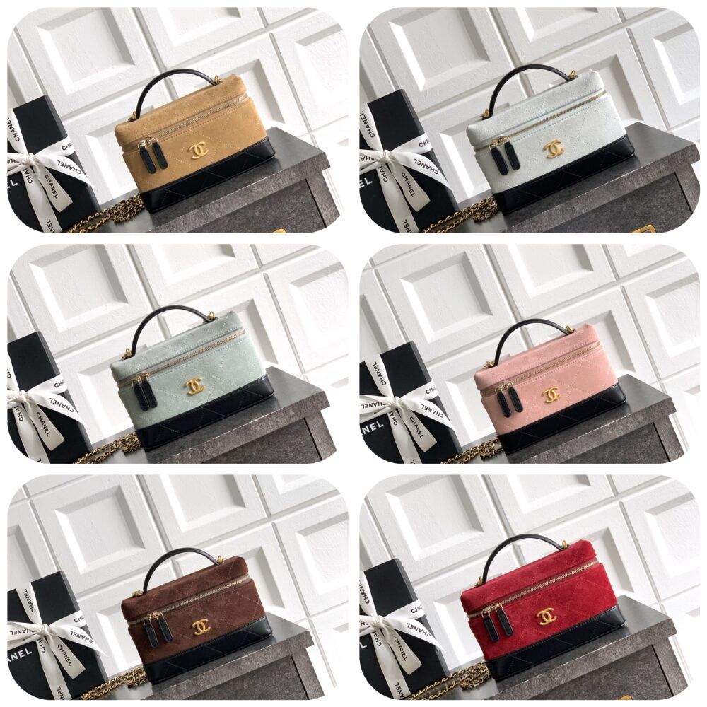 Túi C• hanel Vanity Case 19cm