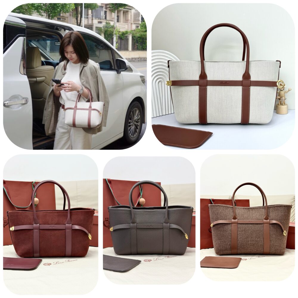 Túi L• oro Piana Ghiera Shopper FAO7463 40x26x18cm