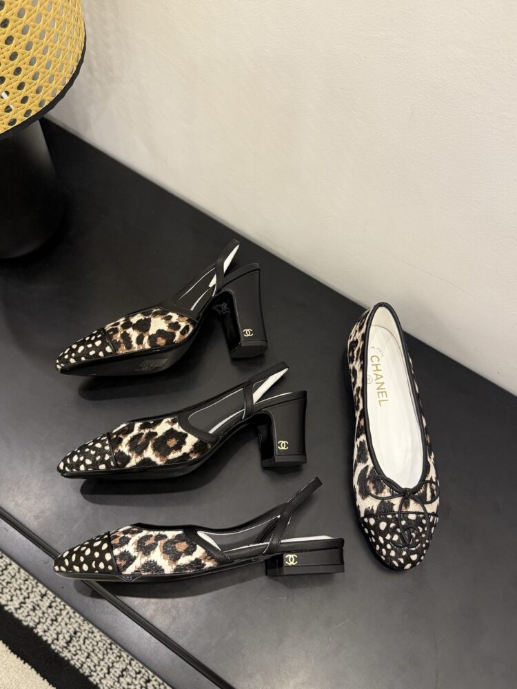 Giày slingback cao gót C• hanel 10342080 34/41