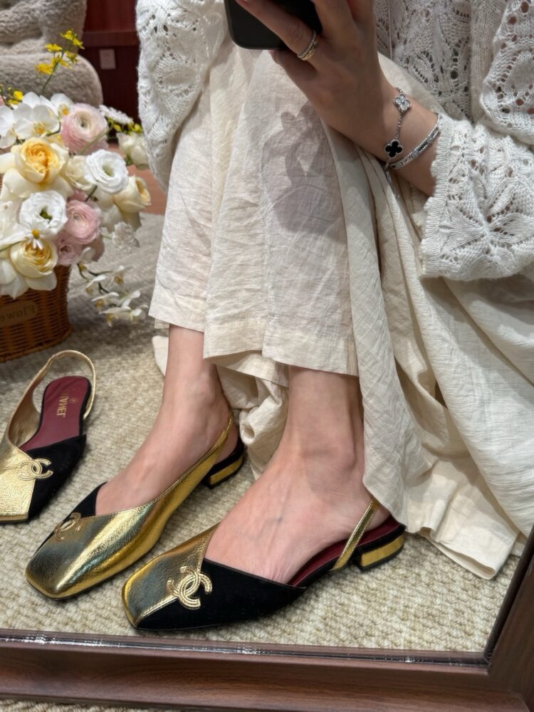 Giày slingback C• hanel 10342480 35/40