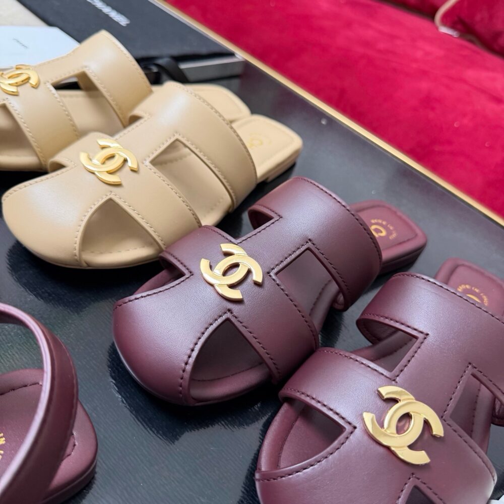 Dép sandal C• hanel 10342200 35/40